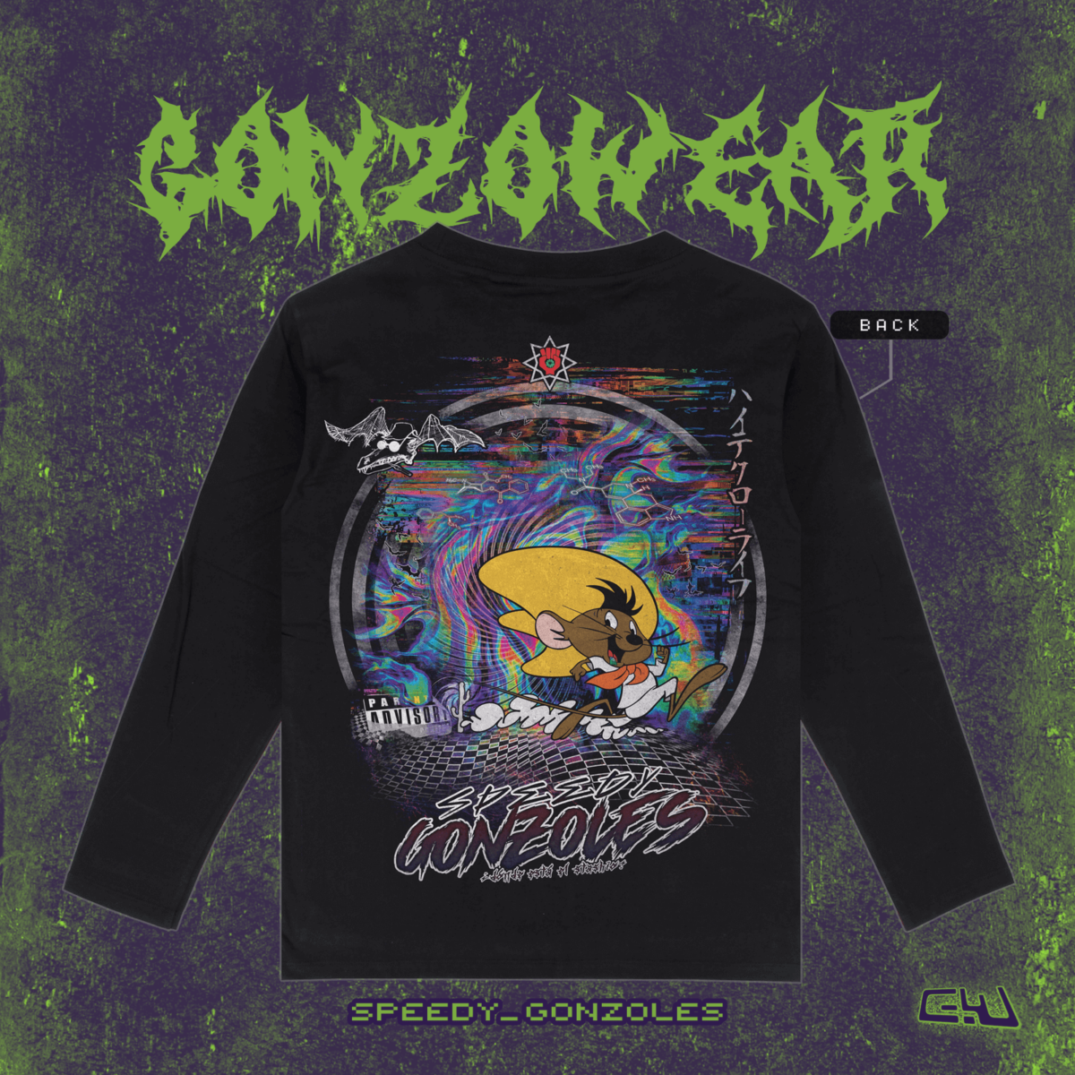 Speedy Gonzoles v1 LONG-SLEEVE now available!