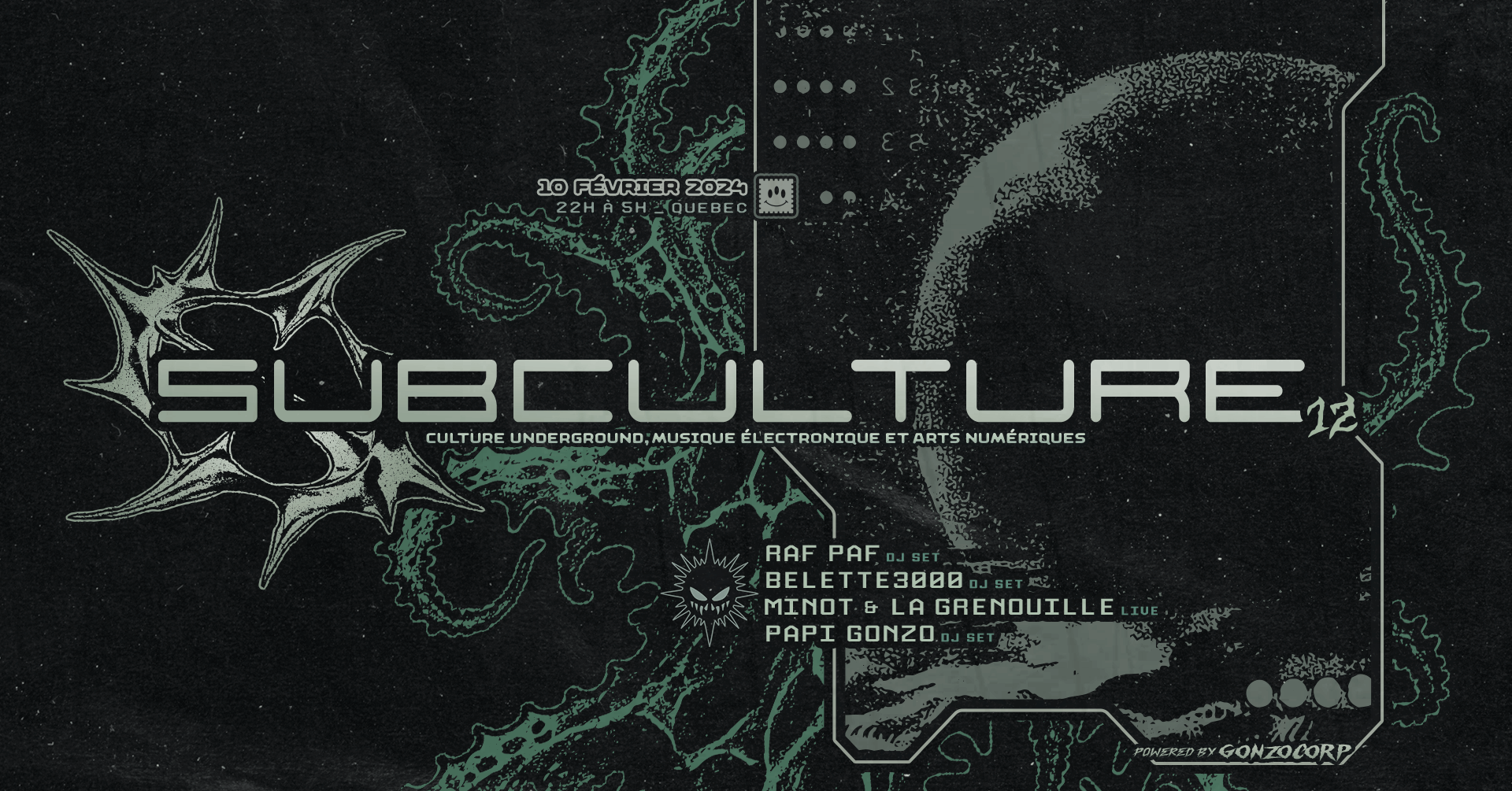 SUBCULTURE XII - Web Flyer