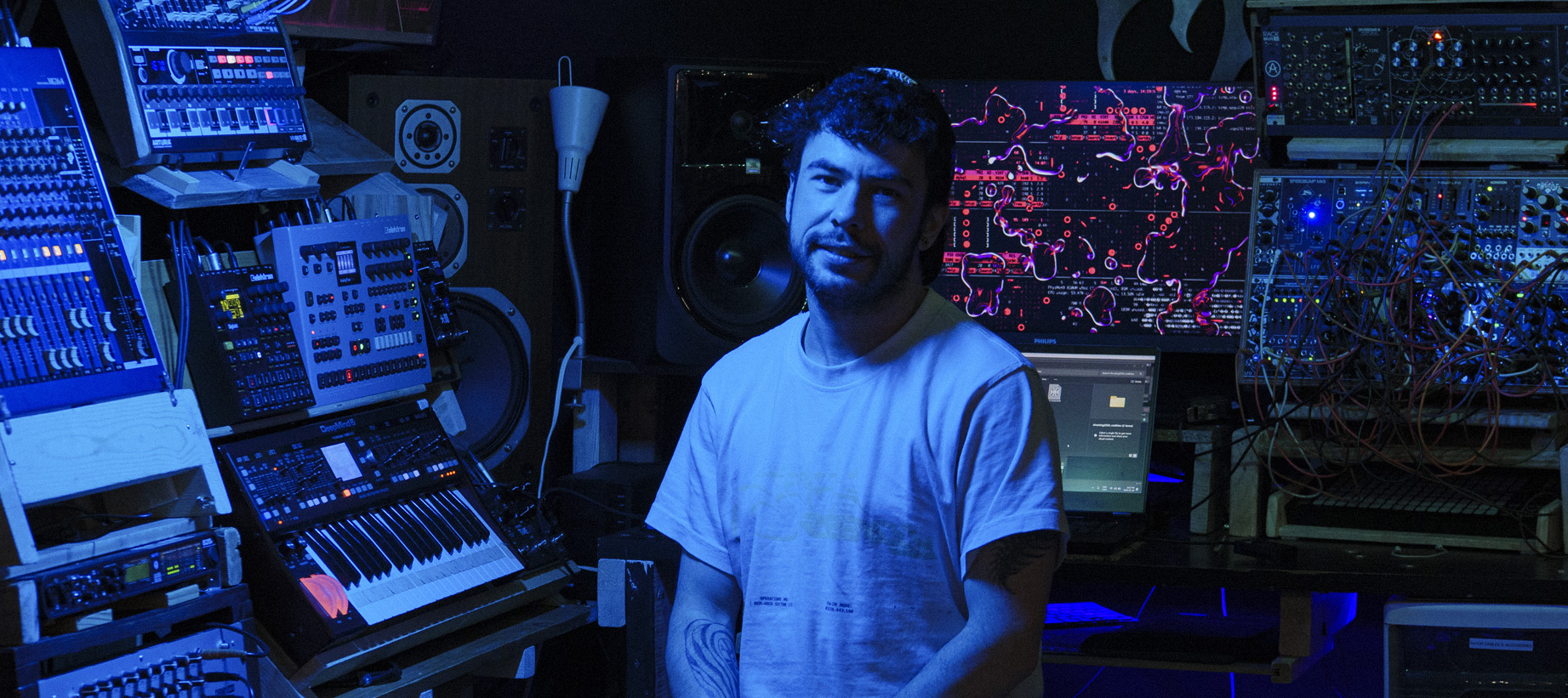 Papi Gonzo in his underground lair, frozen in time by Mathieu Lemay.